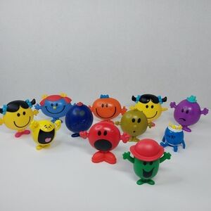 Mr. Men Little Miss Mcdonalds Happy Meal Toys Lot of 11 Action Figures 2016-17
